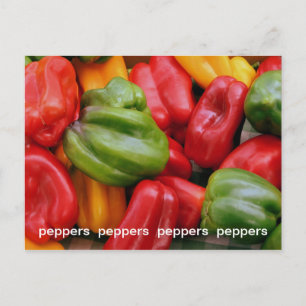 COLORED BELLS POSTCARD
