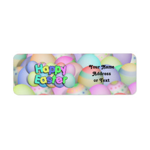 Colored Easter Eggs - Happy Easter