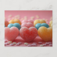 Colored hearts from Sugar Valentine's Day