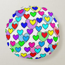 colored hearts