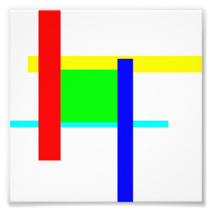 Colored hug photo print