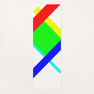 Colored hug yoga mat