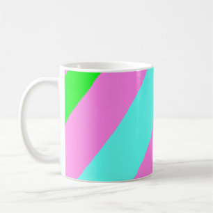 Colored lines coffee mug