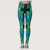 Black White Mechanical Android Futuristic Robot Leggings Zazzle