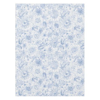 Colored Pencil Floral Tablecloth