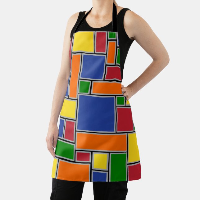 Colored Rectangles  Apron (Insitu)