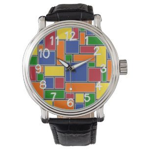 Colored Rectangles Watch