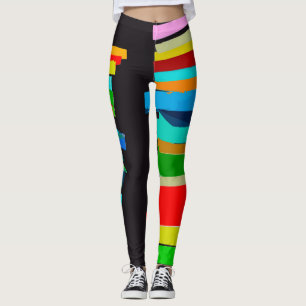 Colored stairs leggings