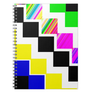 Colored stairs notebook