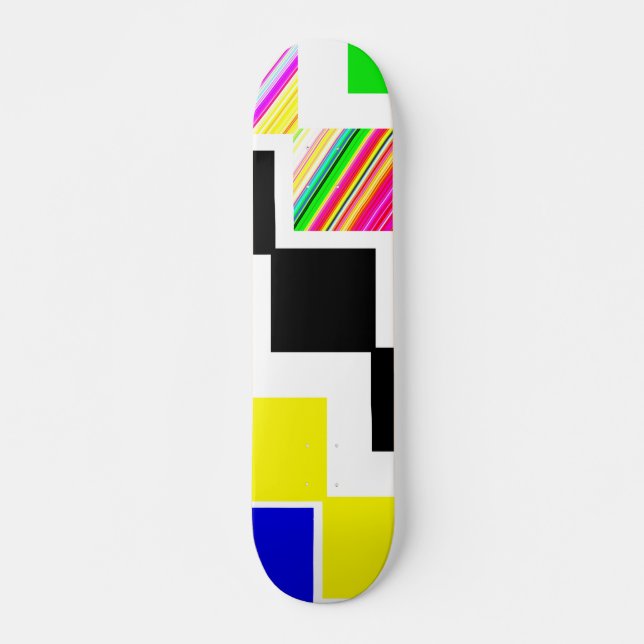 Colored stairs skateboard (Front)