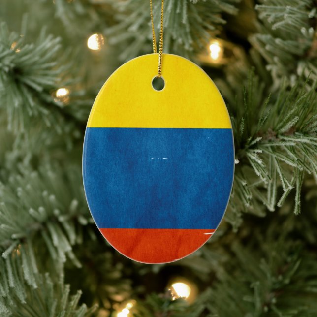 Colores de Colombia Ceramic Ornament (Tree)
