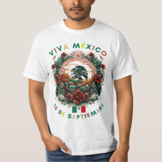 "Colores de la Libertad" Mexico Independence Day T-Shirt