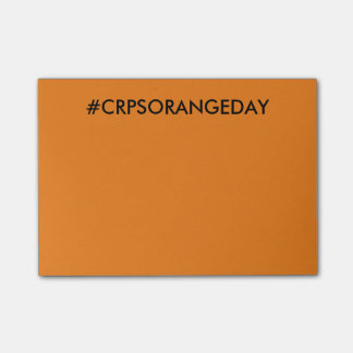 Colorez le post-it de #CRPSORANGEDAY d'Orange™ du