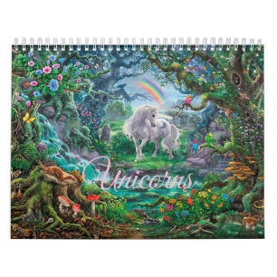 Colorez votre calendrier Unicorn pour enfants
