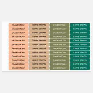 ColorFlex Iron-On Labels