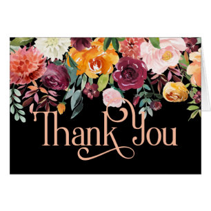 Colorfu Floral Design Customized Thank You