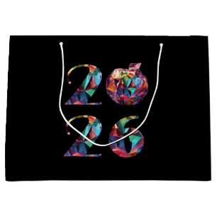 Colorful 2026 large gift bag
