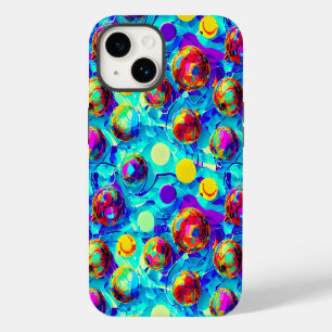 COLORFUL 3D EFFECT ABSTRACT iPhone 14 CASE
