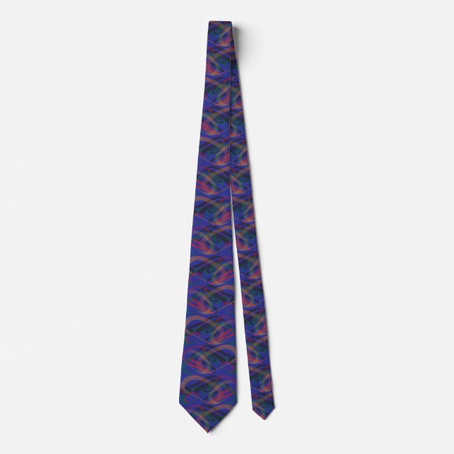 Colorful Abstract #2 Tie (Front)