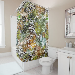 Colorful abstract animal jungle
