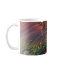 Colorful abstract art mug