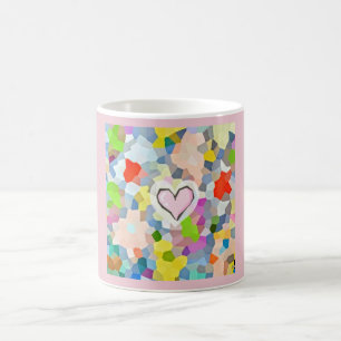 Colorful Abstract Art Mug – Modern Artistic Coffee