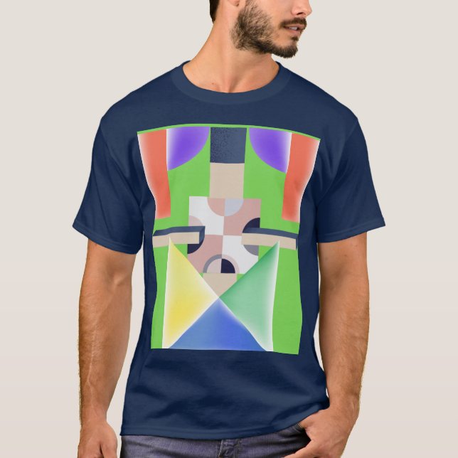 COLORFUL ABSTRACT ART T-Shirt (Front)