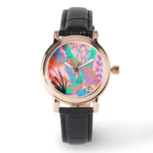 Colorful Abstract Art to Wear Watch