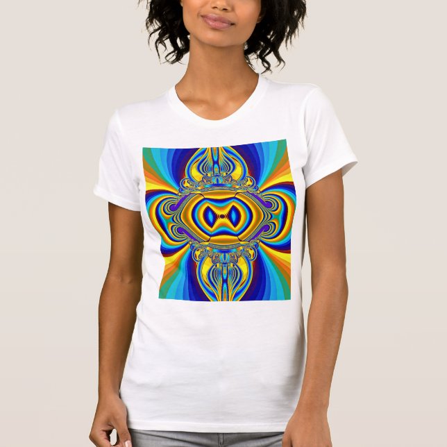 Colorful Abstract Background-14334 T-Shirt (Front)