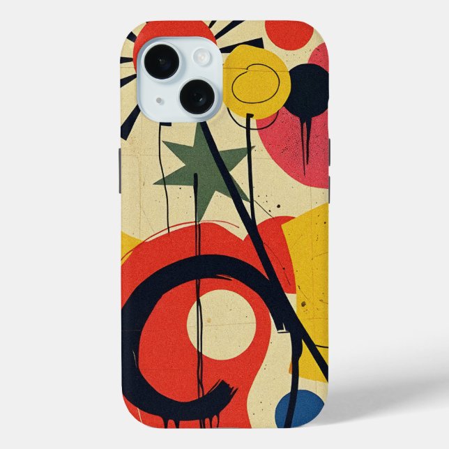 Colorful Abstract Design Case-Mate iPhone Case (Back)