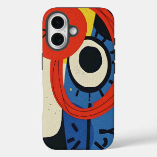 Colorful Abstract Design iPhone 16 Case