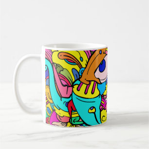 Colorful Abstract Doodle Art Coffee Mug