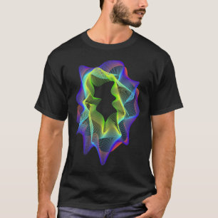 Colorful abstract futuristic transition T-Shirt
