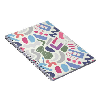 Colorful Abstract Geometric Notebook