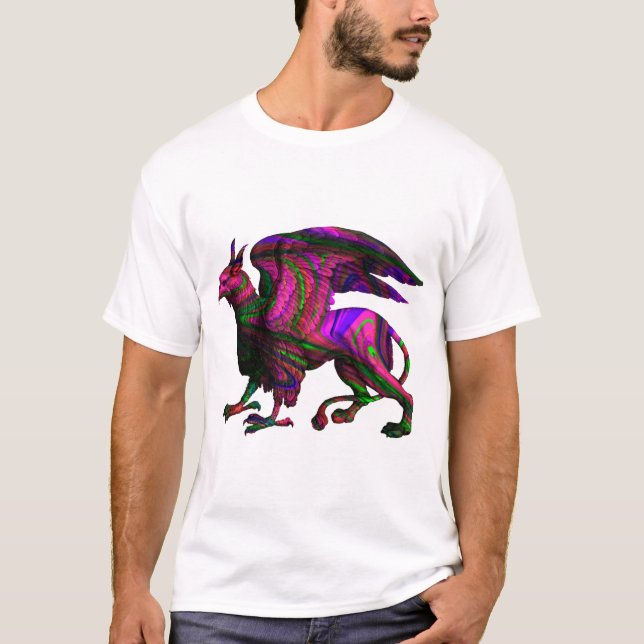 Colorful Abstract Griffin Infinity Active T-Shirt (Front)