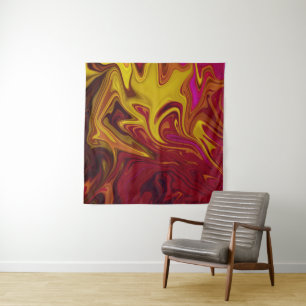 Colorful abstract painting tapestry