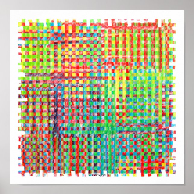colorful abstract Poster (Front)