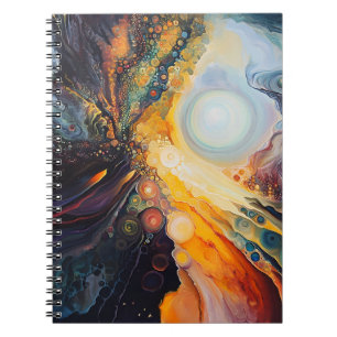 Colorful, Abstract Sky Notebook