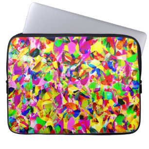 Colorful Abstract Spectrum Pattern Laptop Sleeve