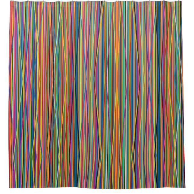 Colorful abstract stripes design (Front)