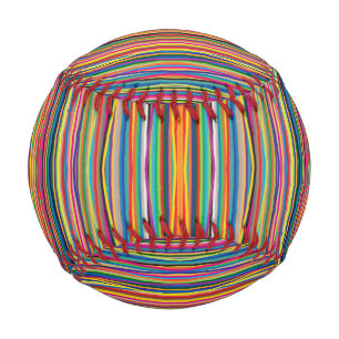 Colorful abstract stripes design adult cloth face baseball