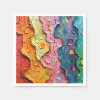 Colorful Abstract Texture Napkin