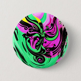 Colorful Abyss  2 Inch Round Button