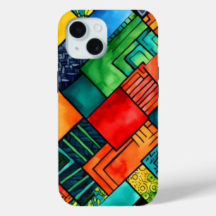Colorful African Print iPhone 15iPhone / iPad case