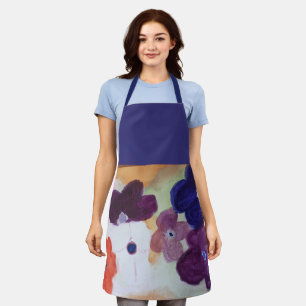 Colorful Anemone Spring Flowers Apron
