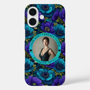 Colorful Anemones Surprise Birthday Gift For Women iPhone 16 Case