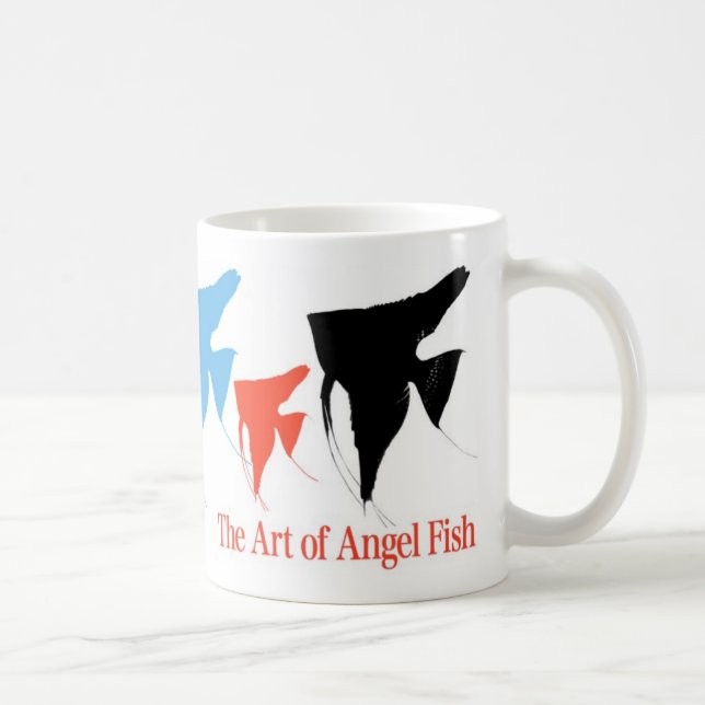 Colorful Angel Fish 2 Coffee Mug (Right)
