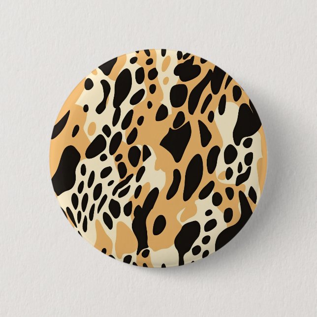 Colorful Animal Print 08 2 Inch Round Button (Front)