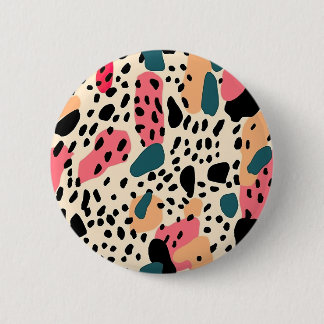 Colorful Animal Print 10 2 Inch Round Button