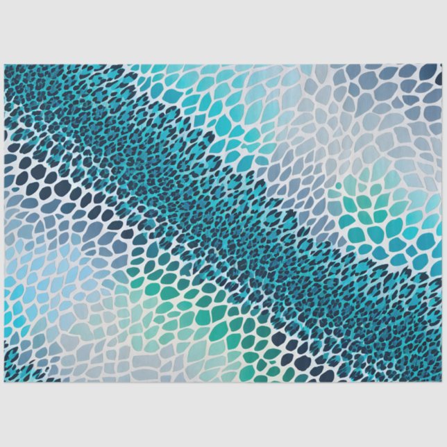 Colorful Animal Print Art Tissue Paper (Front)